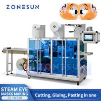 ZONESUN ZS-HY220 Masque pour les yeux à la vapeur automatique Machine de fabrication Masque pour les yeux à compresse chaude chauffée Équipement de production