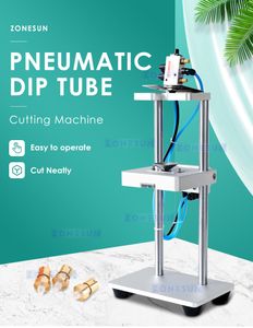ZONESUN ZS-JG300 Pneumatische Snijmachine voor Dompelbuis Spray Caps Parfum Glas Plastic Fles Verpakking Mannual