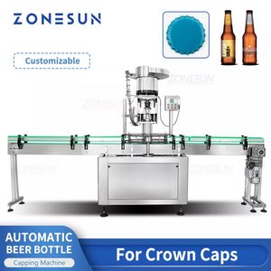 Machine de capsulage automatique de bouteilles de bière ZONESUN ZS-XG440E