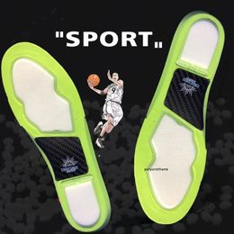 Zoom luchtkussen koolstofplaat inlegzolen voor schoenen Rebound Gedempte Dikke basketbal Running Accessoires Orthopedische Insole Sneaker 240506