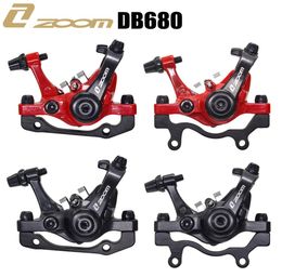 Zoom aluminium legering MTB Bicycle Disc Brake Mountain Road MTB Mechanische remklauwschijfremmen fietsen dubbele rem2462444444