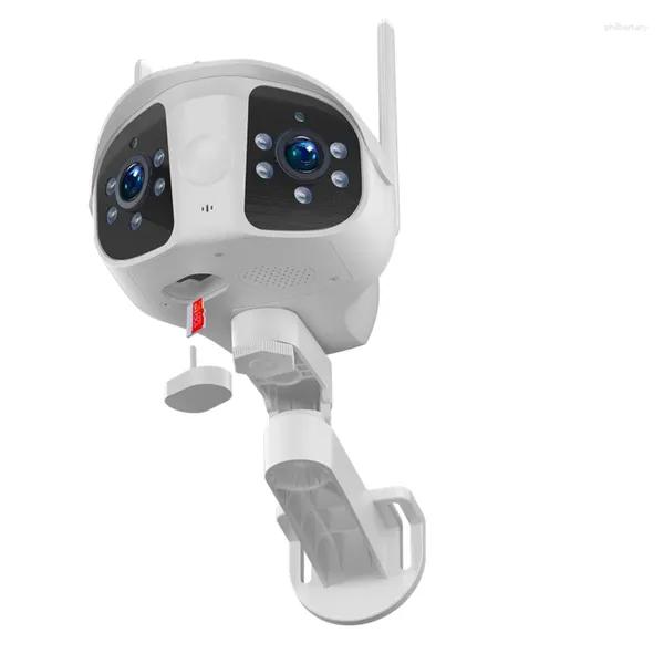 Zoom PTZ Wifi caméra IP double lentille écran Protection de sécurité moniteur extérieur étanche nuit CCTV