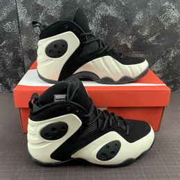 Zoom recrue blanc noir posite hommes chaussures de basket-ball Dark Vador Penny Hardaway Sports Chaussures Sneaker Mens Trainer Athletic 248p