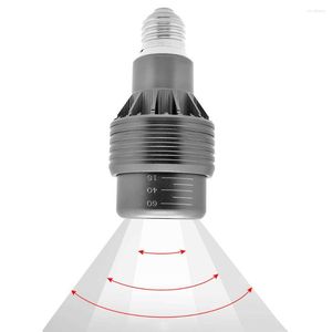 Lámpara de punto con Zoom 20 E27, enfoque de luz, gran angular, ajustable, con zoom, 12w, Bobillas, comedor, sala de estar, Bar, cafetería