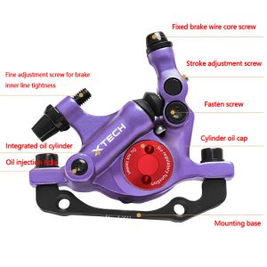 Zoom XTech HB100 Hydraulic Disc Frein étafers Avant arrière noir rouge or Bleu Purple Freu