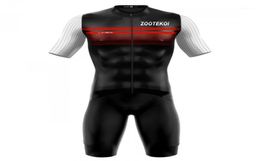 ZOOTEKOI Body Suit Heren Wielertrui Set Triathlon Schaatspak Trisuit Korte Mouw Kleding Jumpsuit Maillot ropa ciclismo hombre17352183