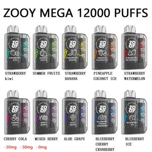 zooy mega 12k bladerdeeg 12000 e sigaret bladerdeeg vape wegwerp bladerdeeg 9000 tornado 9k trekjes bar oplaadbare batterij 0% 2% 3% 5% vape pen kit voorgevulde karren pod 12k