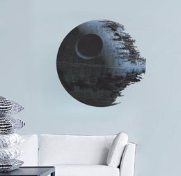 Zooyoo War Death Star Art Wall Sticker Woonkamer Slaapkamer 3d Home Decor Sticker Afneembare muurstickers voor kinderkamers2582698