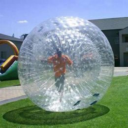 Boules de Hamster humain Zorb Ball gonflables pour la marche terrestre ou les jeux de Zorbing hydro-eau avec harnais en option 2 5 m 3m1858