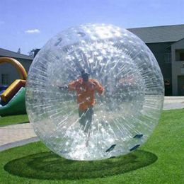 Zorb Ball Bolas de hámster humano inflables para caminar por la tierra o juegos Hydro Water Zorbing con arnés opcional 2 5 m 3m258N