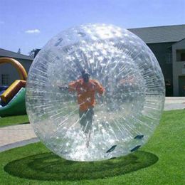 Zorb Ball Bolas de hámster humano inflables para caminar por la tierra o juegos Hydro Water Zorbing con arnés opcional 2 5 m 3m343l