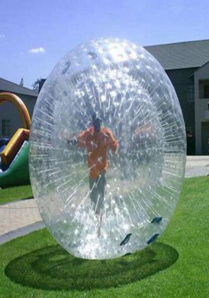 Bola Zorb Bolas de hámster humano inflables para caminar por tierra o juegos Hydro Water Zorbing con arnés opcional 25 m 3m4607015