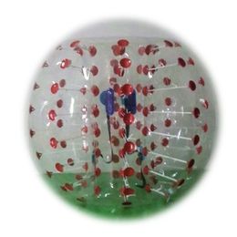 Gratis verzending Zorb Soccer Bubble Buy Football Zorbing Ball Clear opblaasbare kwaliteit gecertificeerde 1m 1,2 m 1,5 m 1,8m