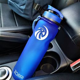 Zorri Portable Sport Water Bottle BPA Viajes al aire libre gratis con calabaza para niños para la escuela Bottles Botella de Agua