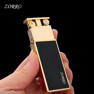 ZORRO Limited Edition High Seal Pure Copper Kerosine Sigarettenaansteker Mechanisch Automatisch Lifting Creatief Herencadeau