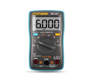 ZOTEK ZT102 ZT102A Digitale multimeter 6000 tellingen Achtergrondverlichting ACDC Ampèremeter Voltmeter Ohm Frequentie Diodetemperatuur4757606