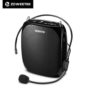 Zoweetek Mini altavoz de audio con cable Amplificador de voz portátil Sonido estéreo natural Micrófono Altavoz para profesores Discurso Z258 231228