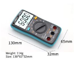 Zoyi ZT101 Multimètre numérique numérique Zoyi Store officiel Ammeter Voltmètre Zoyi ZT101 6000 COUNTS Multimètre numérique OHM Porta