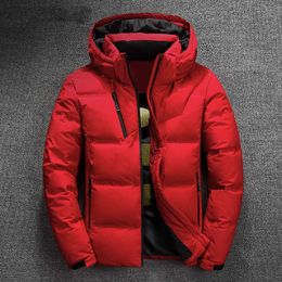 Zozowang hoge kwaliteit witte eend dikke donsjack mannen jas sneeuw parkas mannelijke warme merk kleding winter donsjack bovenkleding