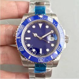 ZP Factory Watch Mechanisch Automatisch CAL.2813 40 mm hybride lichtgevend Japans horloge Waterdicht 904L Compacte onderkant 116610LV 97200 116610LN 0002 Heren Blauw Kristal Z-8