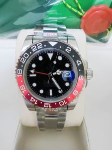 ZP Montre pour hommes GMT II-126710 Batman 5 couleurs 40 mm bague de montre en céramique montre-bracelet de luxe à mouvement automatique mécanique pour hommes avec boîte d'origine papier 2023
