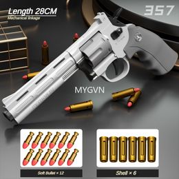Zp5 revolver fléchettes Blaster Plastic Pistol Shooting Armas Shell Ejection Model lanceur pour enfants Adults Boys Birdday Gifts