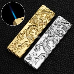 Zr707 Creative Strip Metal Lighters Direct at Windproof Persumized Emed Dragon Fashion Iatable Lighters