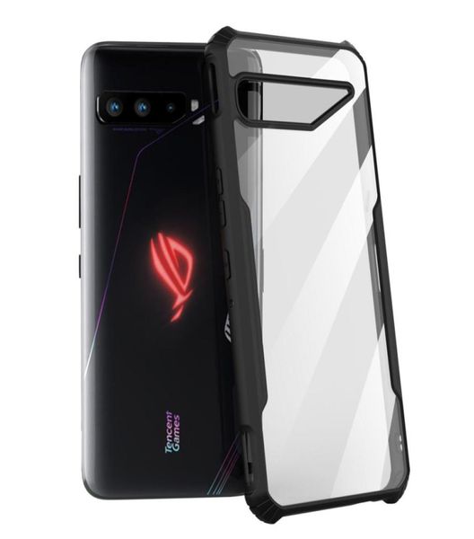 ZSHOW – coque pour ASUS ROG Phone 3, cadre en TPU, avec déclencheur d'air arrière transparent, Compatible avec une protection incroyable contre les chutes, 2035108