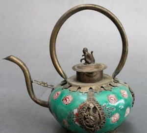 ZSR 2017 512 Diversen Antiek Bronze koperen pakket Porselein Tepot Kettle Ornaments Collection Antique Crafts Decor6279722