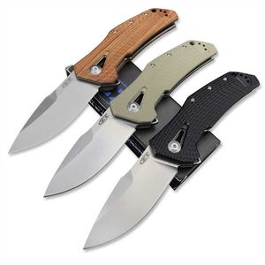 ZT 0308 couteaux EDC de chasse tactique en plein air, manche G10, outil de survie de Camping, couteau de poche pliant