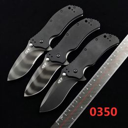 ZT0350 Tolerantie Mes BK Tiger 0350TS Zero Flipper 3 25 S30V 0350 Stripe Plain Blade Zwart G10 Handgrepen EDC Assisted tool C286j