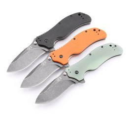 ZT0350BW Aangepaste Messen Vouwmes Gepersonaliseerde Blade G10 Handvat Tactische Pocket Outdoor Equipment Survival Camping Hunting Tools