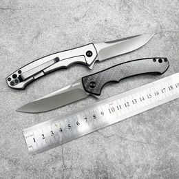 ZT0450CF Cuchillo plegable G10 fibra de carbono d2 hoja Herramienta EDC Abierto rápido Acampar al aire libre Caza Militar Equipo táctico Supervivencia Combate Defensa Bolsillo EDC cuchillos