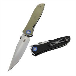 ZT0640 couteau de poche à manche G10 pour l'extérieur, lame de 3,6 pouces, couteaux pliants tactiques de chasse et de Camping, EDC