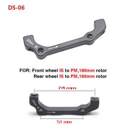 ZTTO-ADAPTADOR DE MONTAJE DE FRENO DE DISCO SOPORTE ULTRALIGERO, PARA ROTOR DE 140 160 180 mm