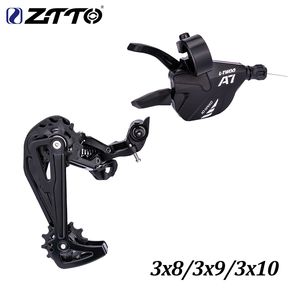 ZTTO MTB Bicycle 8/9/10 Speed Shifter Set 3x8 3x9 3x10 Shifter Avant arrière Derilleur 24 vitesses 27 vitesses