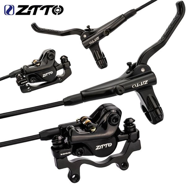 ZTTO Bicicleta Bicicleta Brazo de disco hidráulico 2 Calipers de senderos de pistón XC Metal Padres de bicicleta de montaña Rotor de presión de aceite mineral 231221