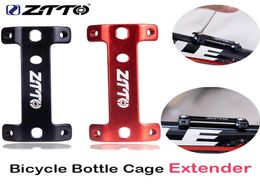 ZTTO MTB Double tête de bouteille de vélo de cage Extender Ultralight Aluminium Alloy Mountain Road Bike Frame Water Cup Holder Expander6011165