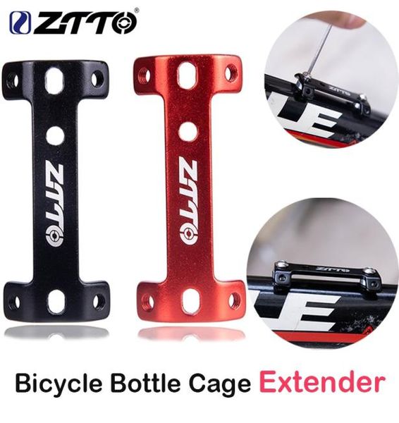 ZTTO vtt Double tête vélo porte-bidon Extender ultraléger en alliage d'aluminium montagne route vélo cadre eau support de verre Expander9586550