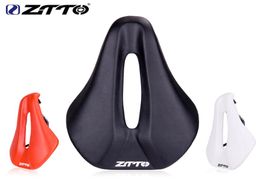 ZTTO MTB Road Bike Saddle Bicycle ergonomisch kort neusontwerp zadel breed en comfort lange reis 146 mm Ultralight TT STEET HOLLOW1714173