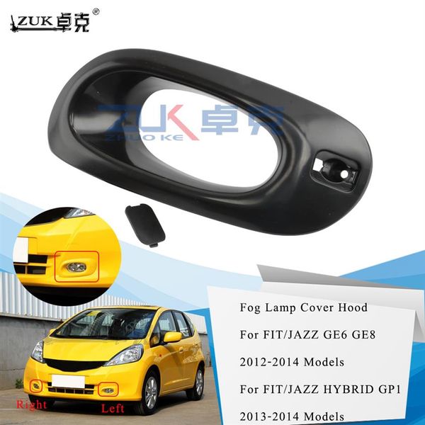 ZUK flambant neuf voiture-style avant pare-chocs antibrouillard antibrouillard couvercle de capot garniture pour HONDA FIT JAZZ 2012 2013 2014 GE6 GE8 Base Color346k