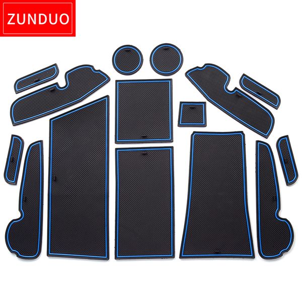 Padera de ranura contra la puerta antideslizante Zunduo para Toyota Prius A/V/+ ZVW41W 2011-2018 Accesorios Groove Mat Automotive No Slip Mats