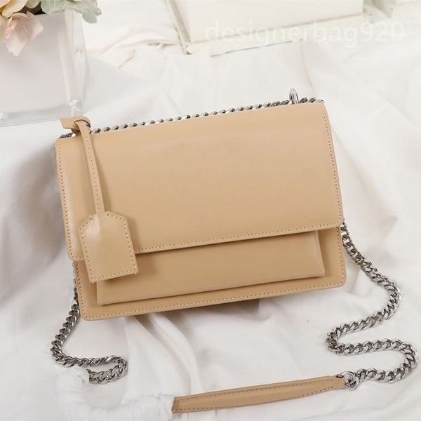 Zuolan Sunset Bag Diseñador de lujo Clásico Último bolso de cadena Color Rich Bolso de hombro para mujer Bolso cruzado para mujer Patrón de palillo de dientes Cuero Moda Versátil