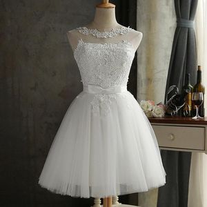 Zuolunouba 2018 kant diamant zomer jurk vrouwen mouwloze mooie witte strik korte jurk slanke kerst feestjurken vestido y19050805