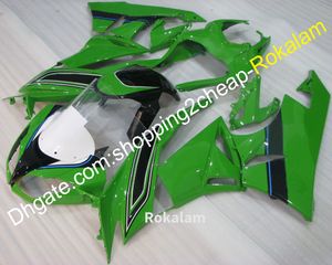 ZX-6R 09 10 11 12 MOTO FACKINGS KIT VOOR KAWASAKI ZX6R 2009 2010 2011 2012 Groene ABS Motorfietskosten (spuitgieten)