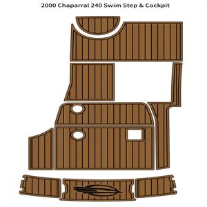 zy 2000 Chaparral 240 plate-forme de natation Cockpit bateau EVA mousse teck pont tapis de sol support auto-adhésif SeaDek Gatorstep Style tampons