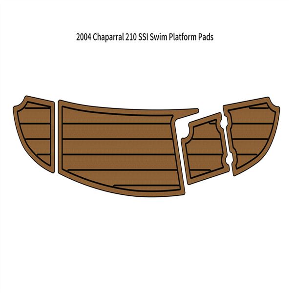 zy 2004 Chaparral 210 SSI Plataforma de natación Step Boat EVA Foam Teak Deck Floor Pad Mat Backing Autoadhesivo SeaDek Gatorstep Style Pads