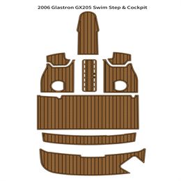 ZY 2006 GRASTRON GX205 ZWEMPLATPLAMMATIE COCKPIT PAD BOOT EVA FOOM TEAK DERK Vloer Mat Backing Self Adhesive Seadek GatorStep Style Pads