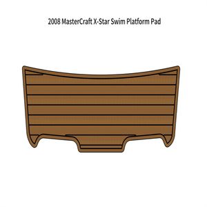 ZY 2008 Mastercraft X-Star Swim Platform Pad Boat Eva mousse FAUX TEK Deck Mat de sol