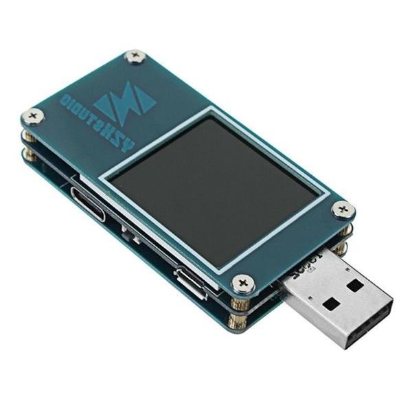 Freeshipping ZY1276 Medidor de color QC30 PD Carga rápida Dragon USB Probador de capacidad de corriente y voltaje Gkodd